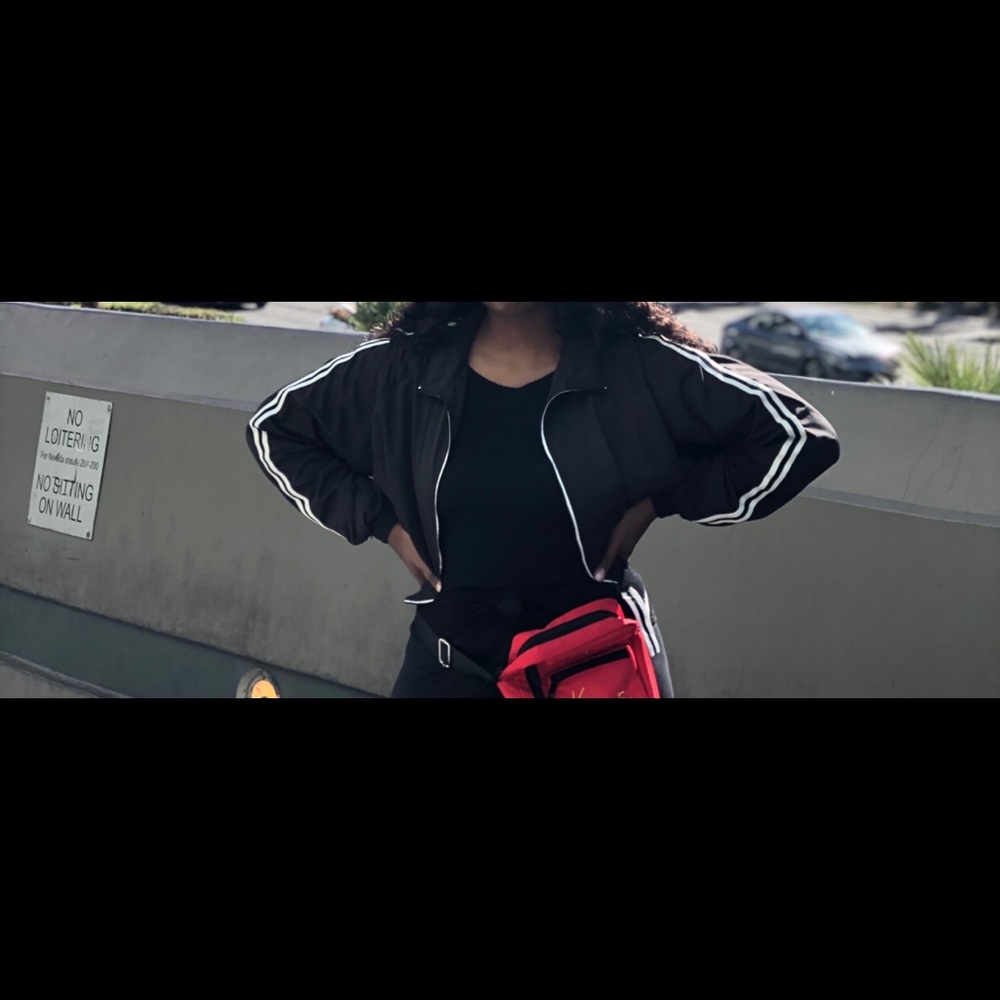 Cropped Windbreaker Jacket!